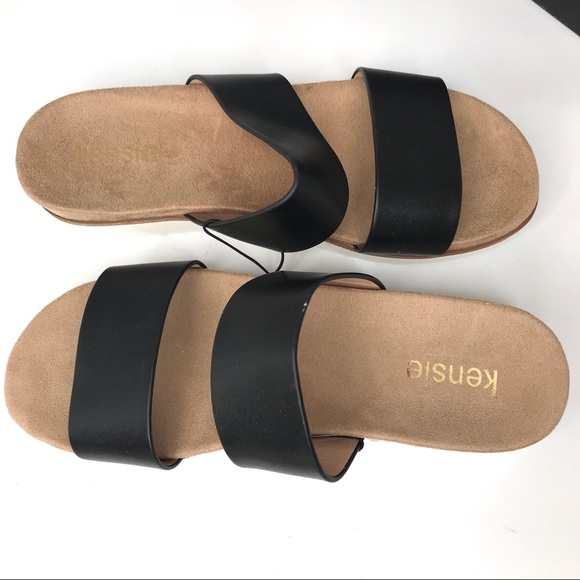 NEW IN BOX - Kensie Doris Flat Slide Sandals - Picture 2 of 6